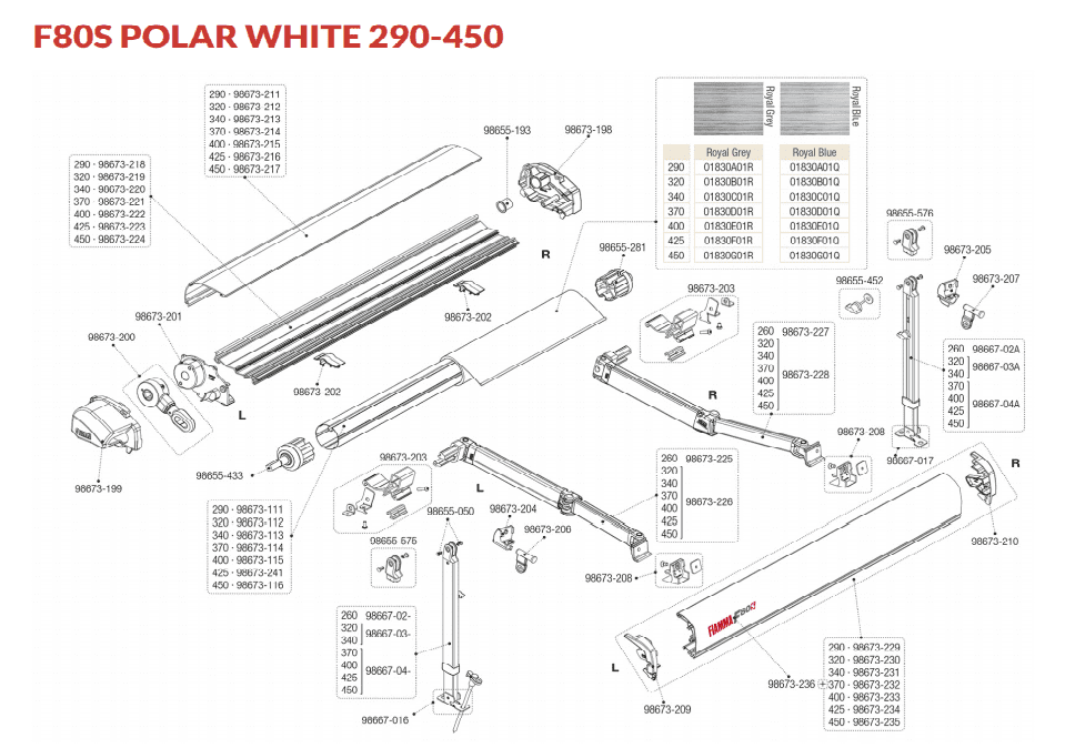 Afbeelding voor categorie F80S Polar White 290-450