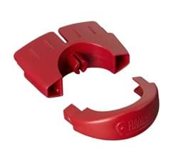 Toon details voor RED STEP SUPPORT + ENDCAP FOR LADDER Afbeelding van RED STEP SUPPORT + ENDCAP FOR LADDER