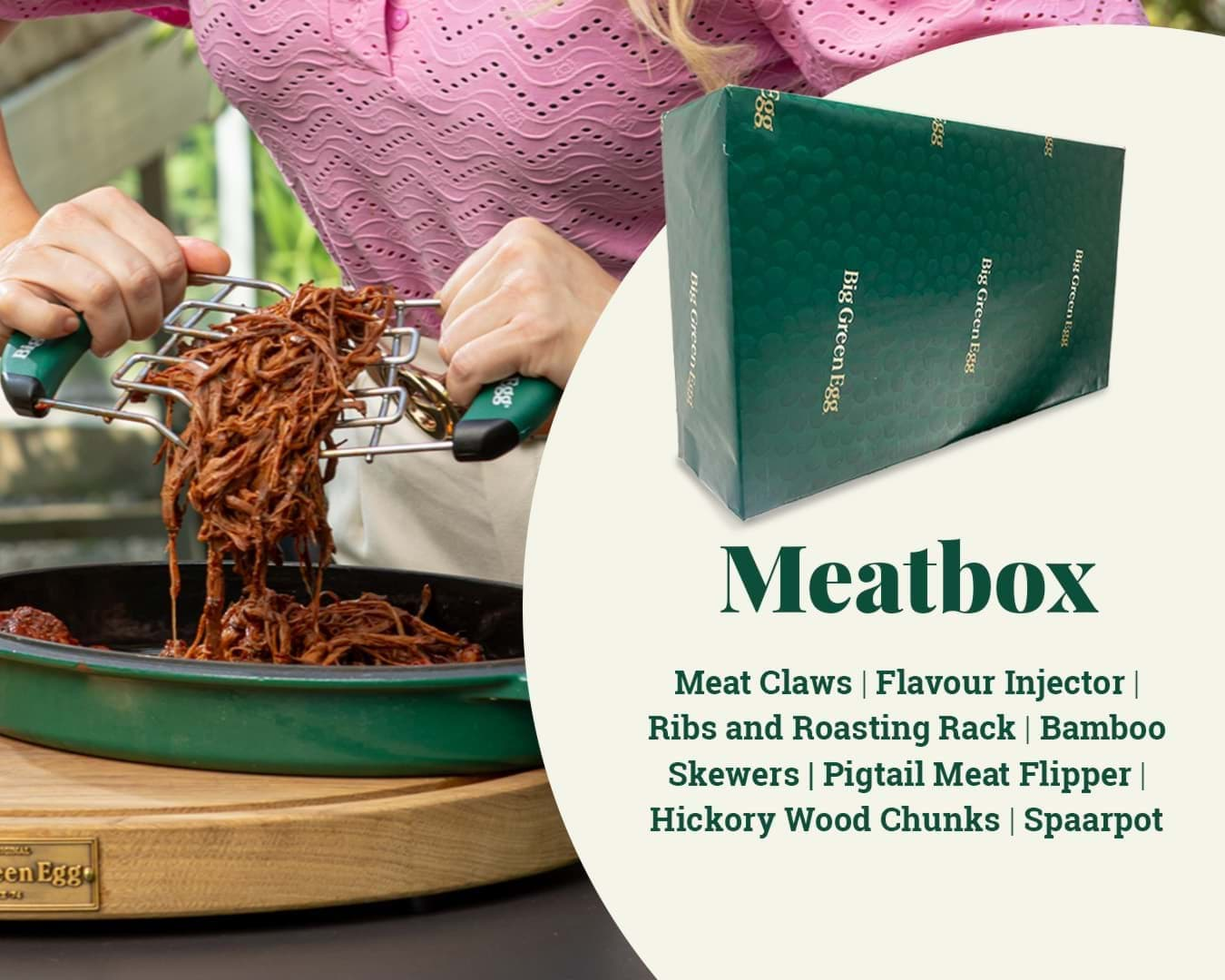 Afbeelding van BIG GREEN EGG CELEBRATING MEAT BOX