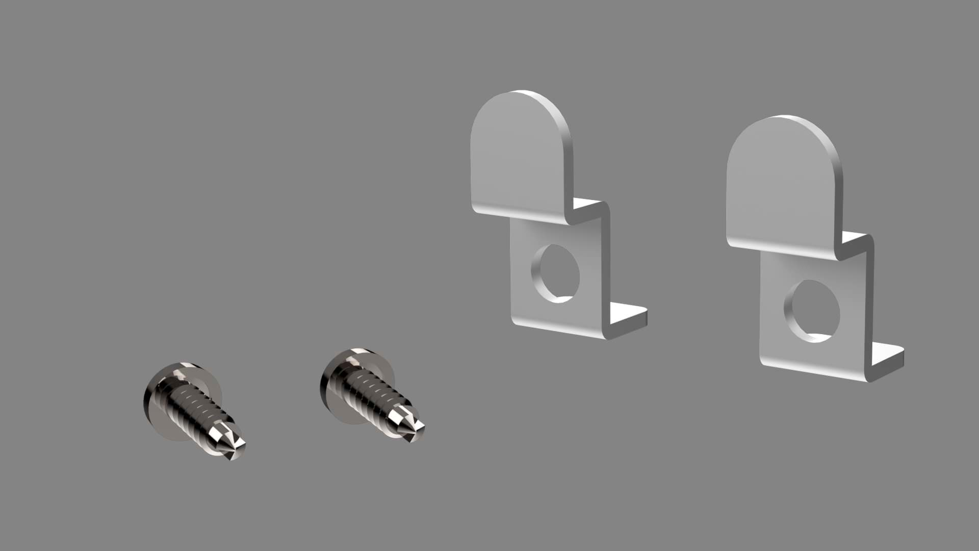Afbeelding van KIT SUPPORT BAR PLATE 2 PCS