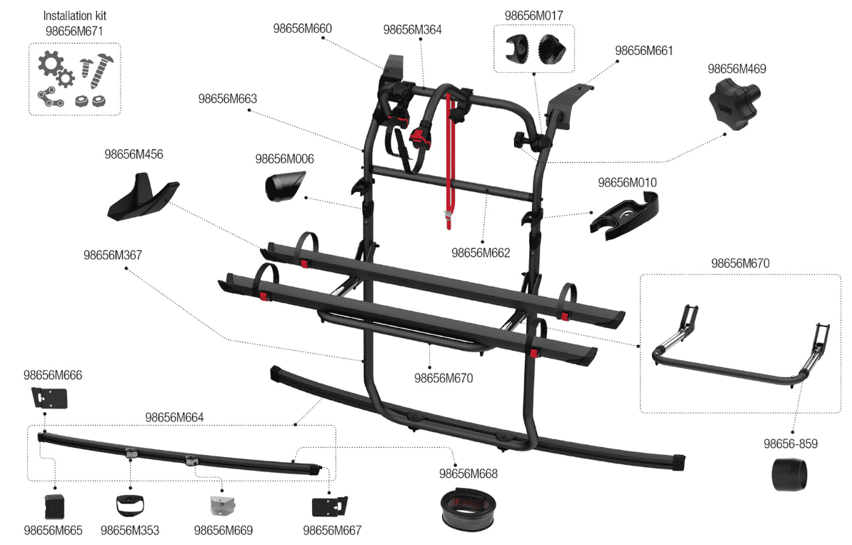 Afbeelding voor categorie Carry-bike Ford Custom V710 02096-34A