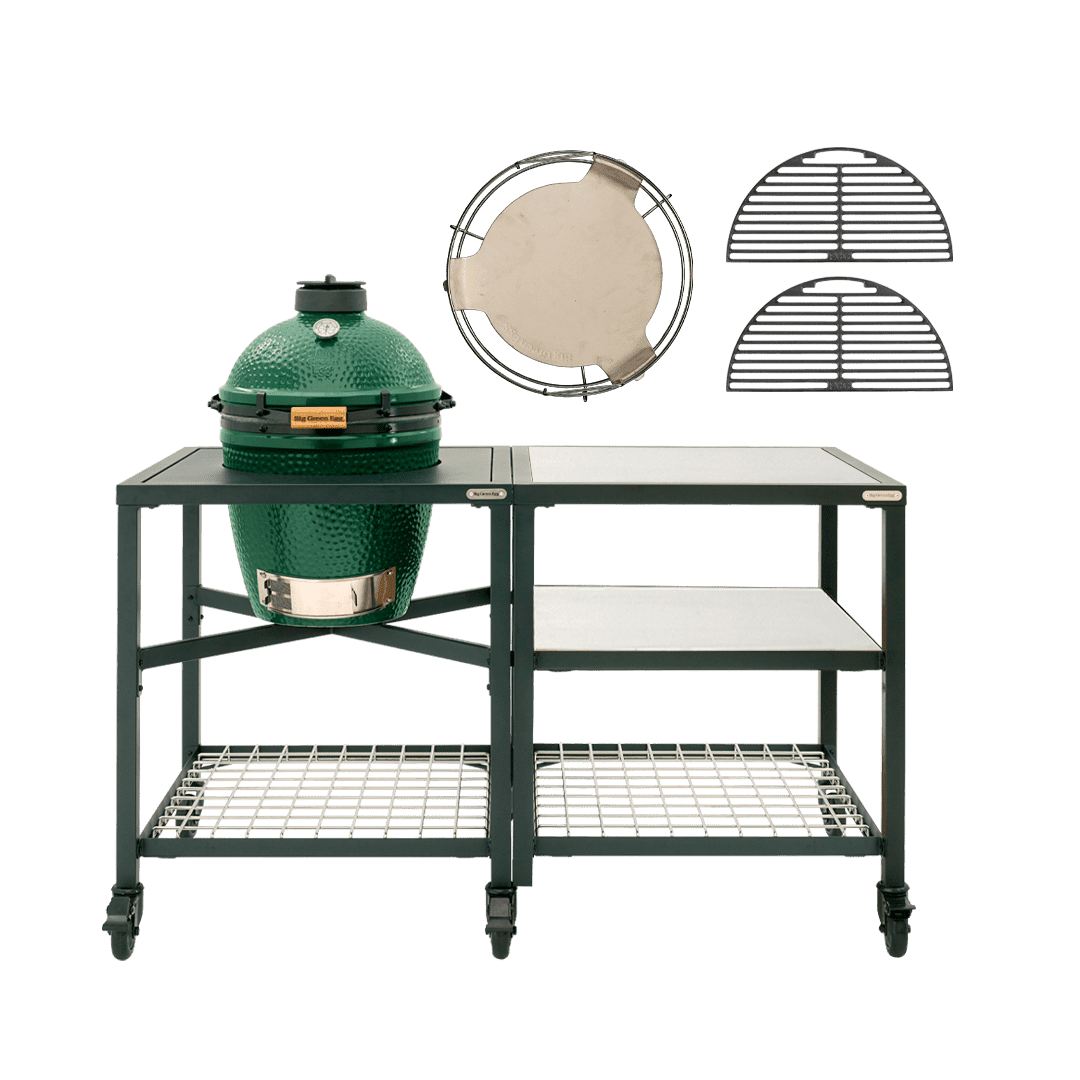 Afbeelding van BIG GREEN EGG MEDIUM OUTDOOR KITCHEN RVS