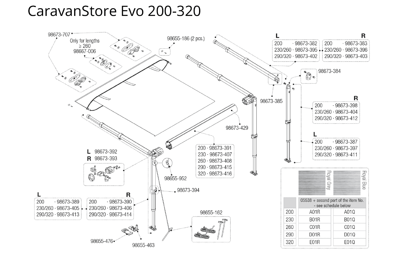 Afbeelding voor categorie Caravanstore Evo 200 - 320