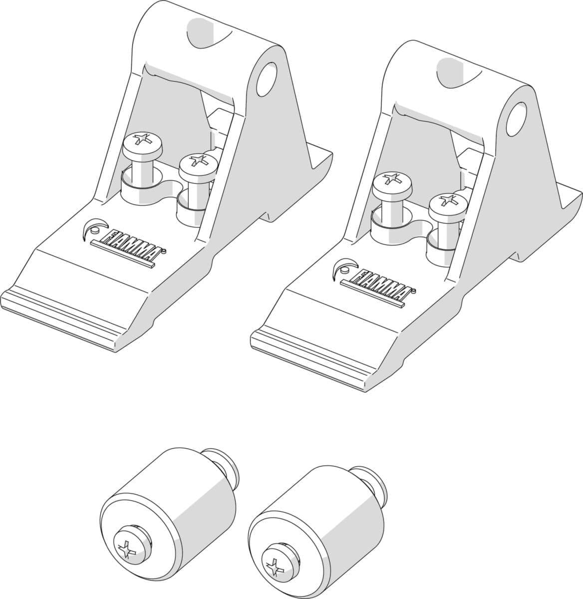 Afbeelding van KIT SIDE OMNISTORE 4900-5200-TRISTOR 2 - 2 pcs
