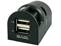 Afbeelding van 12 VOLT USB CONTACTDOOS OPBOUW MAX 3.1A