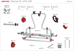 Afbeelding voor categorie Carry-bike Caravan XL A Pro 200 02093-32-