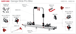 Afbeelding voor categorie Carry-bike Garage Slide Pro Bike 04822-0(4/5)-