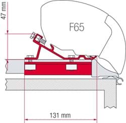 Afbeelding van KIT F80 - F65 FIXING BAR 