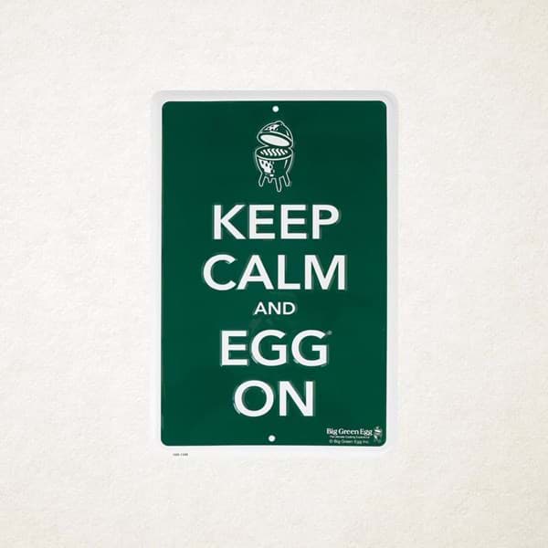 Afbeelding van GREEN SIGN KEEP CALM AND EGG ON