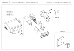 Afbeelding voor categorie Motor Kit F80s P.W. / Tit. / D.B. 07929-01(X) / 07929-02(X) / 08320-01(X)