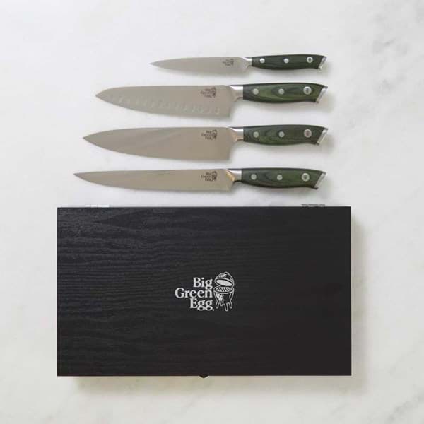 Afbeelding van BIG GREEN EGG CULINARY KNIFE SET WITH CASE